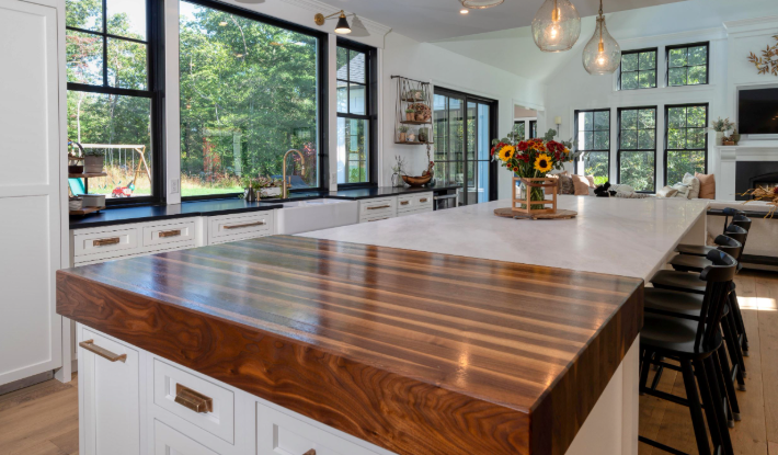 Butcher Block Inlays with Stone Perimeters
Kitchen Granite Marble Quartz Natural Stone Installation Kitchen Countertop Granite Countertops Quartz Countertops Granite Installers Quartz Installers Granite Repair Stone Repair Services Woodbridge Fredericksburg Stafford Charlottesville Northern Virginia NoVa