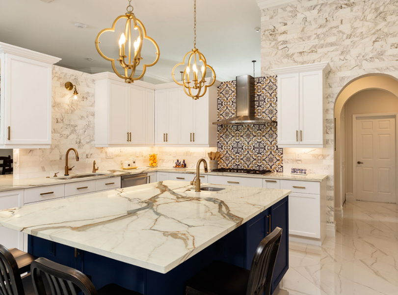 Statuario Quartz with Bold, Defined Veining
Kitchen Granite Marble Quartz Natural Stone Installation Kitchen Countertop Granite Countertops Quartz Countertops Granite Installers Quartz Installers Granite Repair Stone Repair Services Woodbridge Fredericksburg Stafford Charlottesville Northern Virginia NoVa
