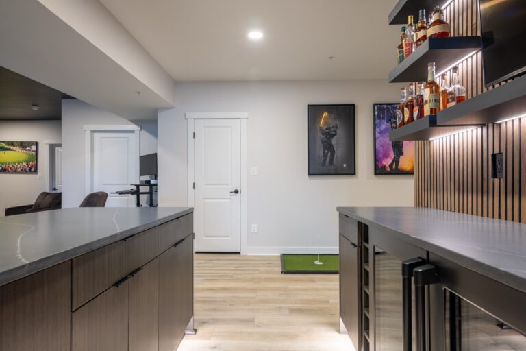 Marble countertop fabrication and professional installation by Granite Vision in Virginia