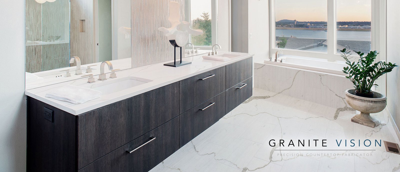 Calacatta Classique Quartz in a kitchen