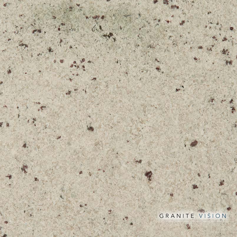 Colonial White Granite countertop slab