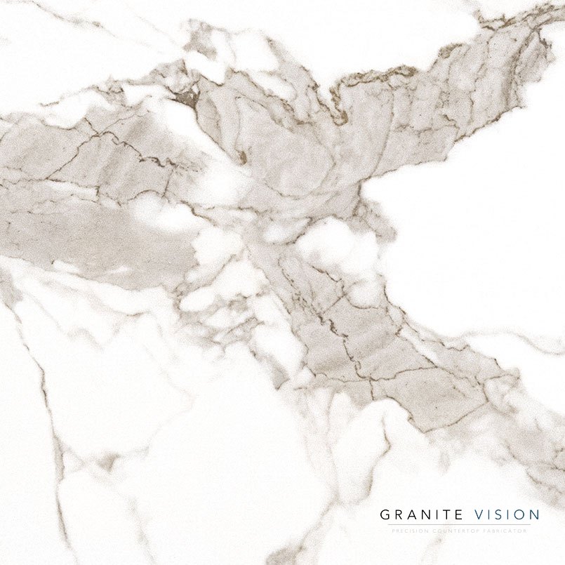Statuario Silver Porcelain countertop slab